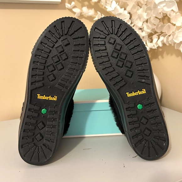 NEW! Timberland Skyla Bay Warm Lined Slip On Sneakers Black Suede Size 7 - Picture 7 of 14